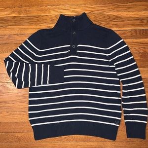 Navy Stripped Knit